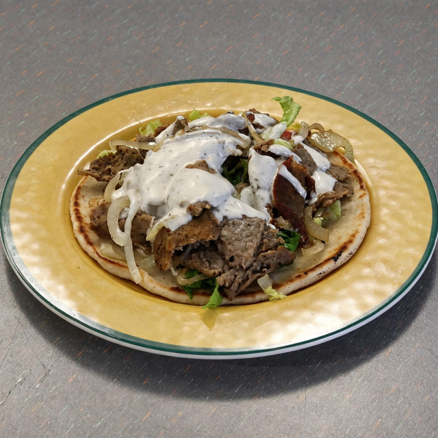 Lamb Gyro Wrap.