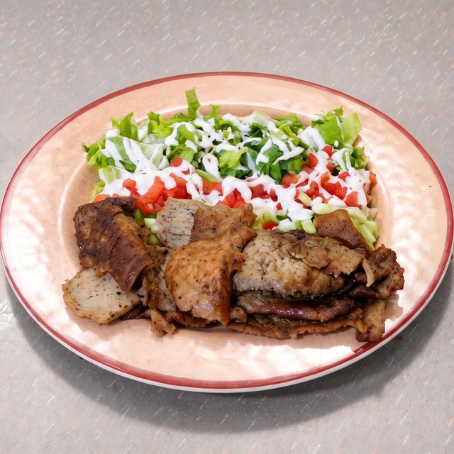 Lamb Combo Over Rice.
