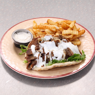 Lamb Gyro Wrap Combo