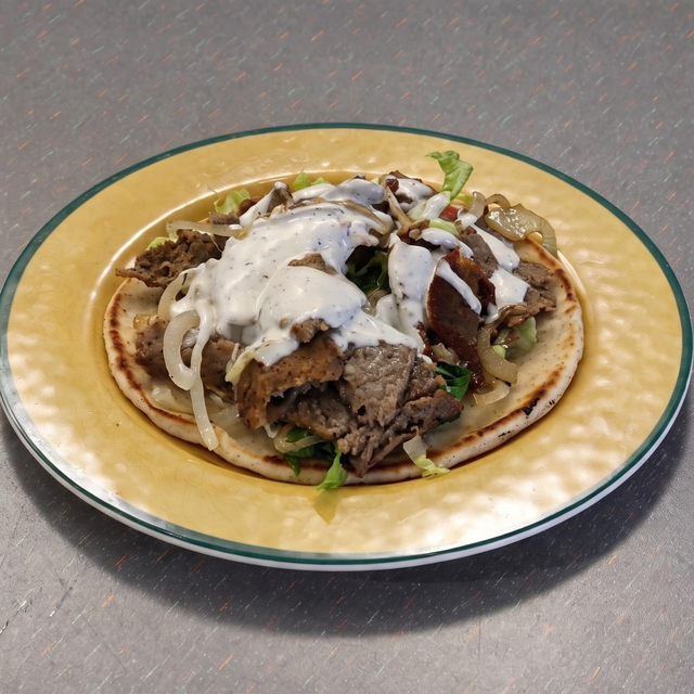 Lamb Gyro Wrap.