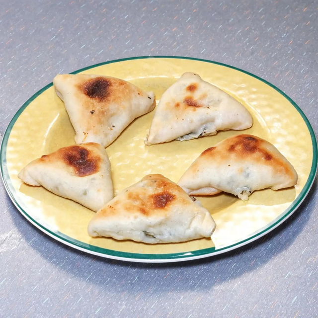 Spinach Pastries (Manaqish) - Pic.
